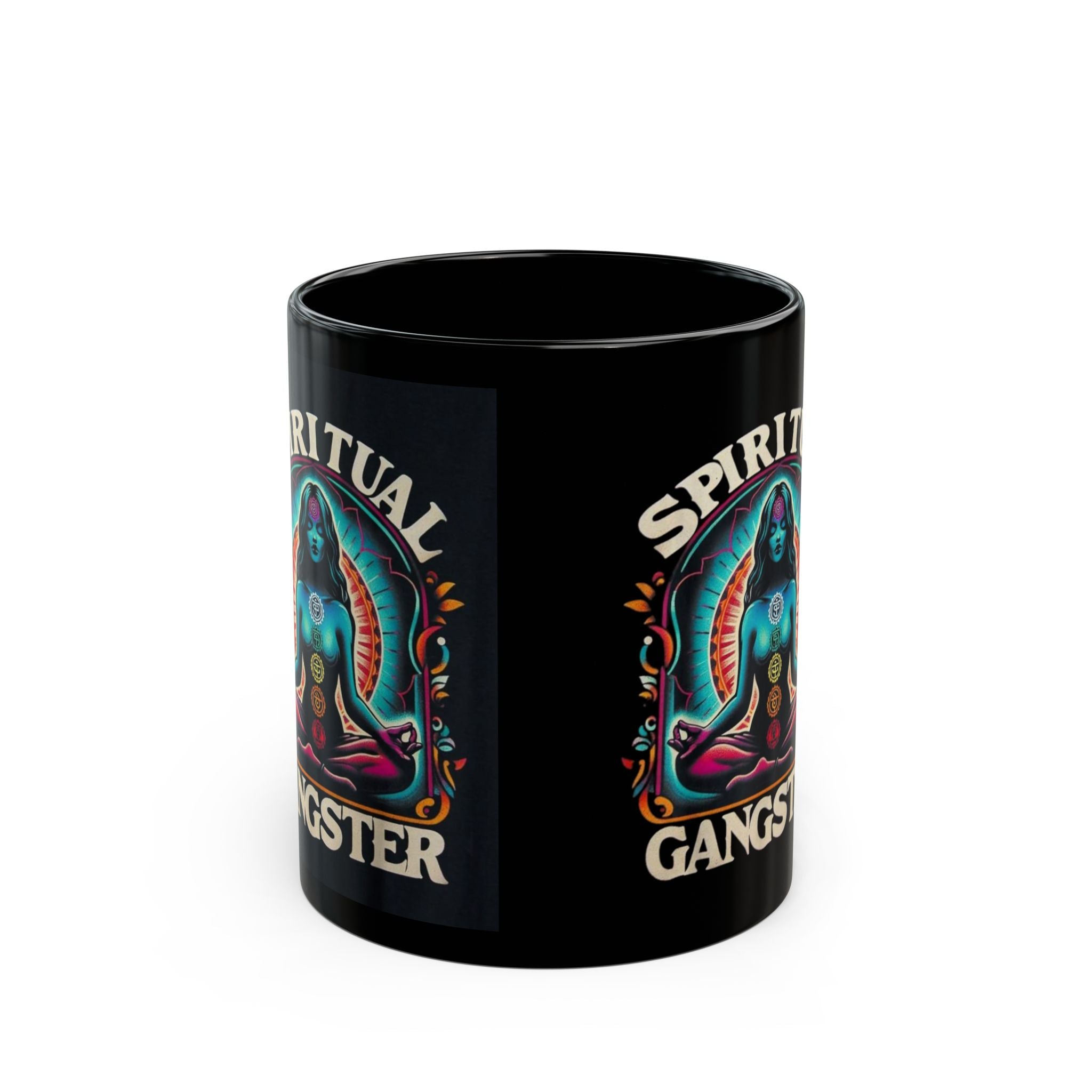 Spiritual Gangster Black Mug 11oz