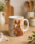 Horse and Ribbon Coffee Mug Tea Mug Cup 11oz