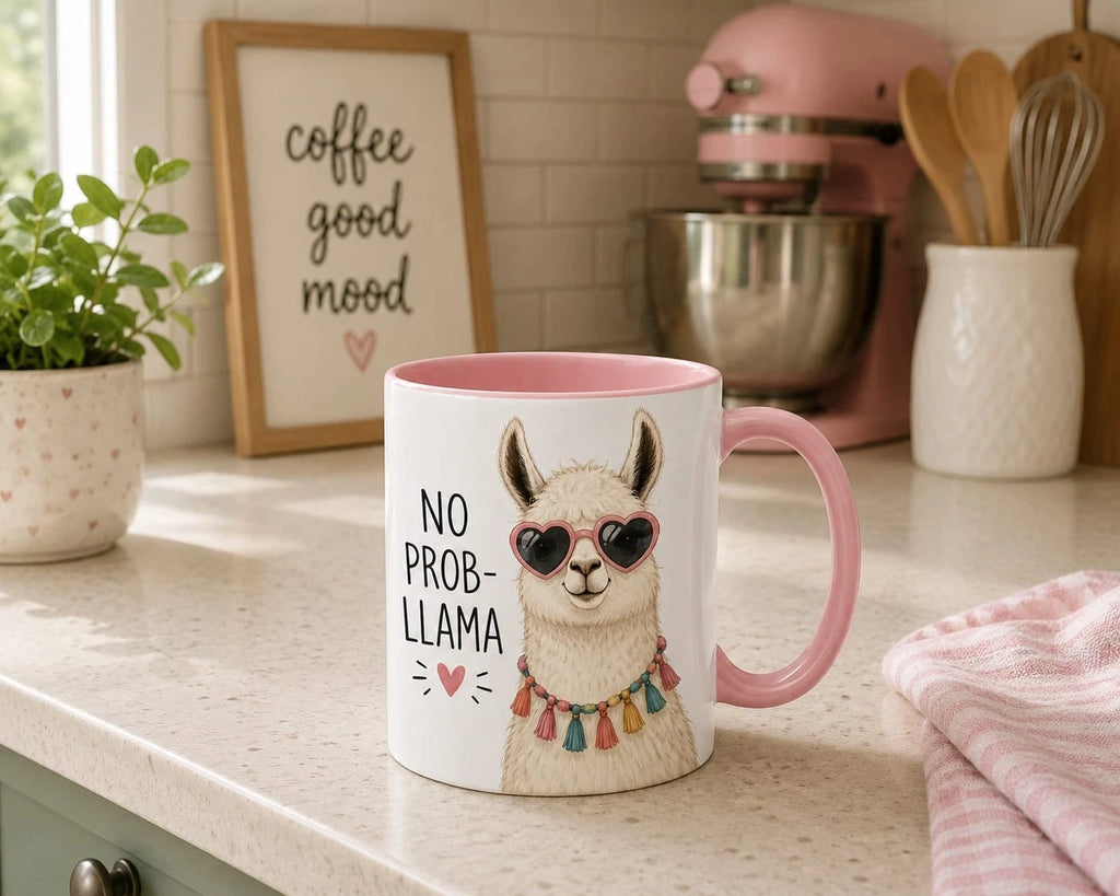 No Prob-Llama Coffee Mug Tea Mug Cup 11oz