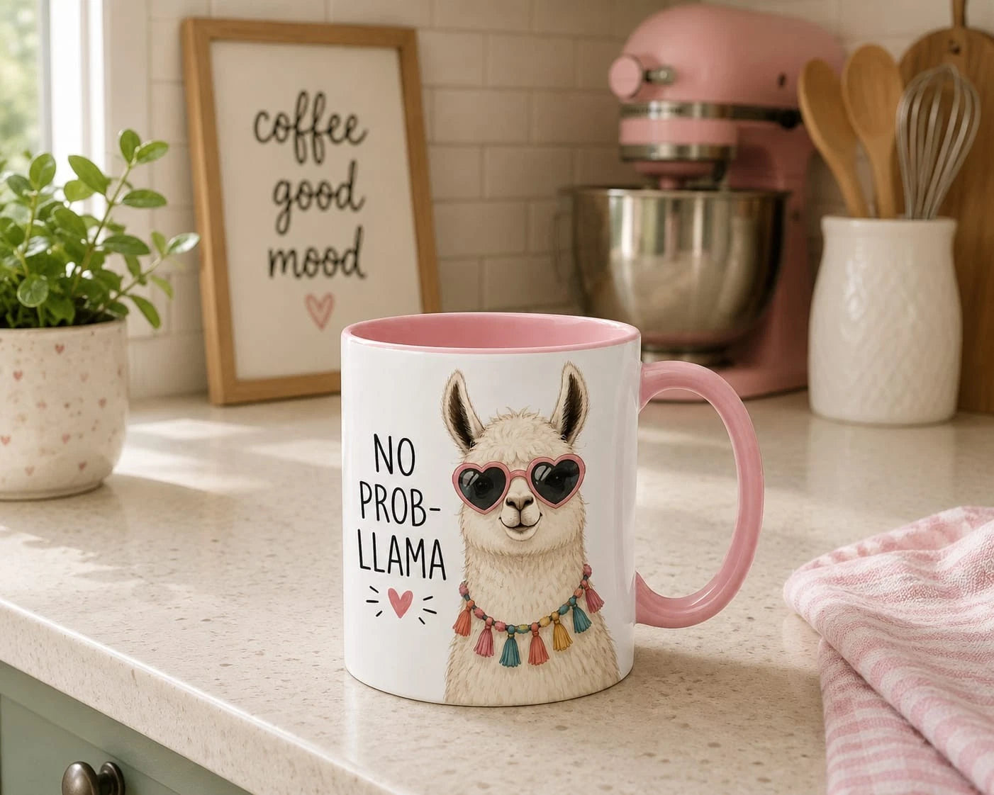 No Prob-Llama Coffee Mug Tea Mug Cup 11oz