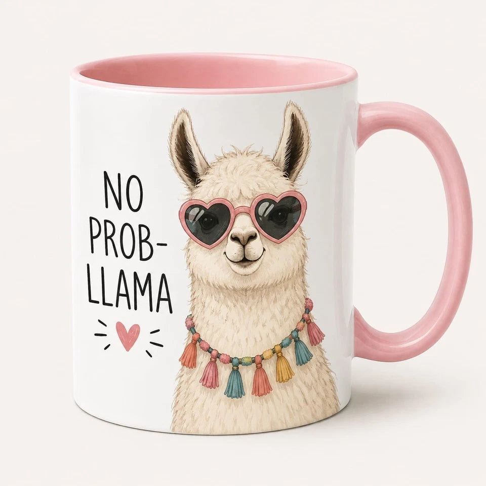No Prob-Llama Coffee Mug Tea Mug Cup 11oz