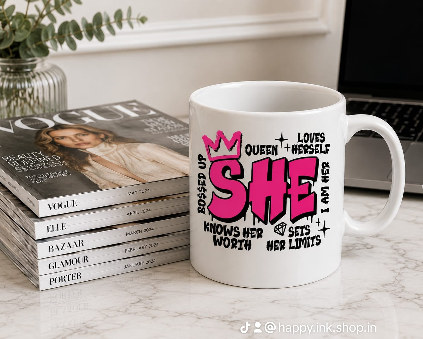She Coffee Mug 11oz Variuos Colours