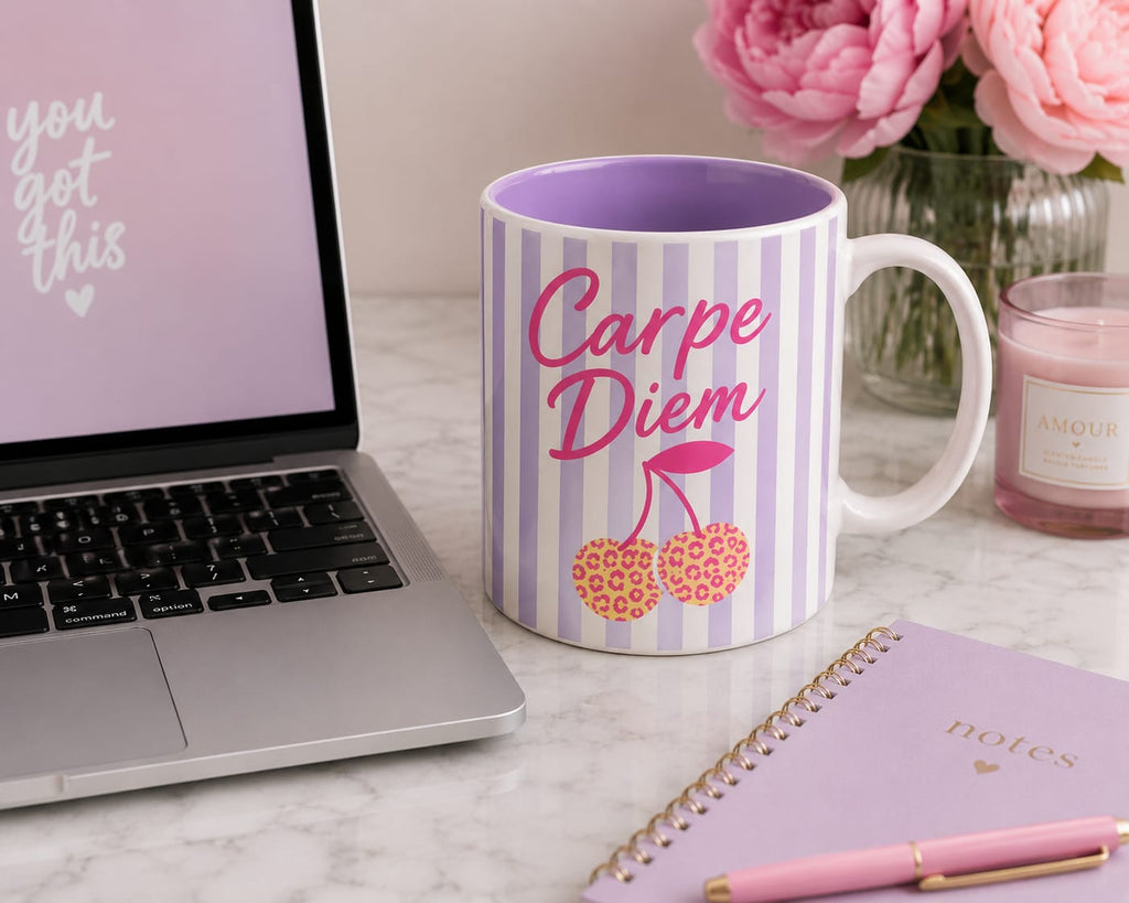 Carpe Diem Coffee Mug Tea Mug Novelty 11oz Gift Cup
