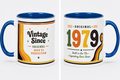 1979 Birthday Gift Mug Present for Men Women Party Birthday Year Mug Coffee Cup