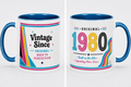 1980 Birthday Gift Mug Present for Men Women Party Birthday Year Mug Coffee Cup
