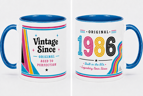 1986 Birthday Gift Mug Present for Men Women 50th Birthday Year Mug Coffee Cup