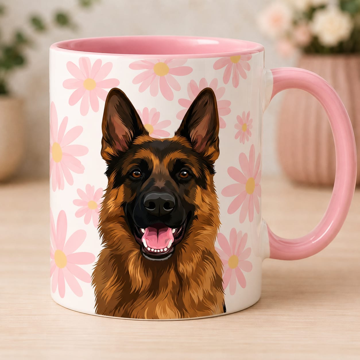 German Shepherd Dog Coffee Mug Tea Mug Novelty 11oz Cup