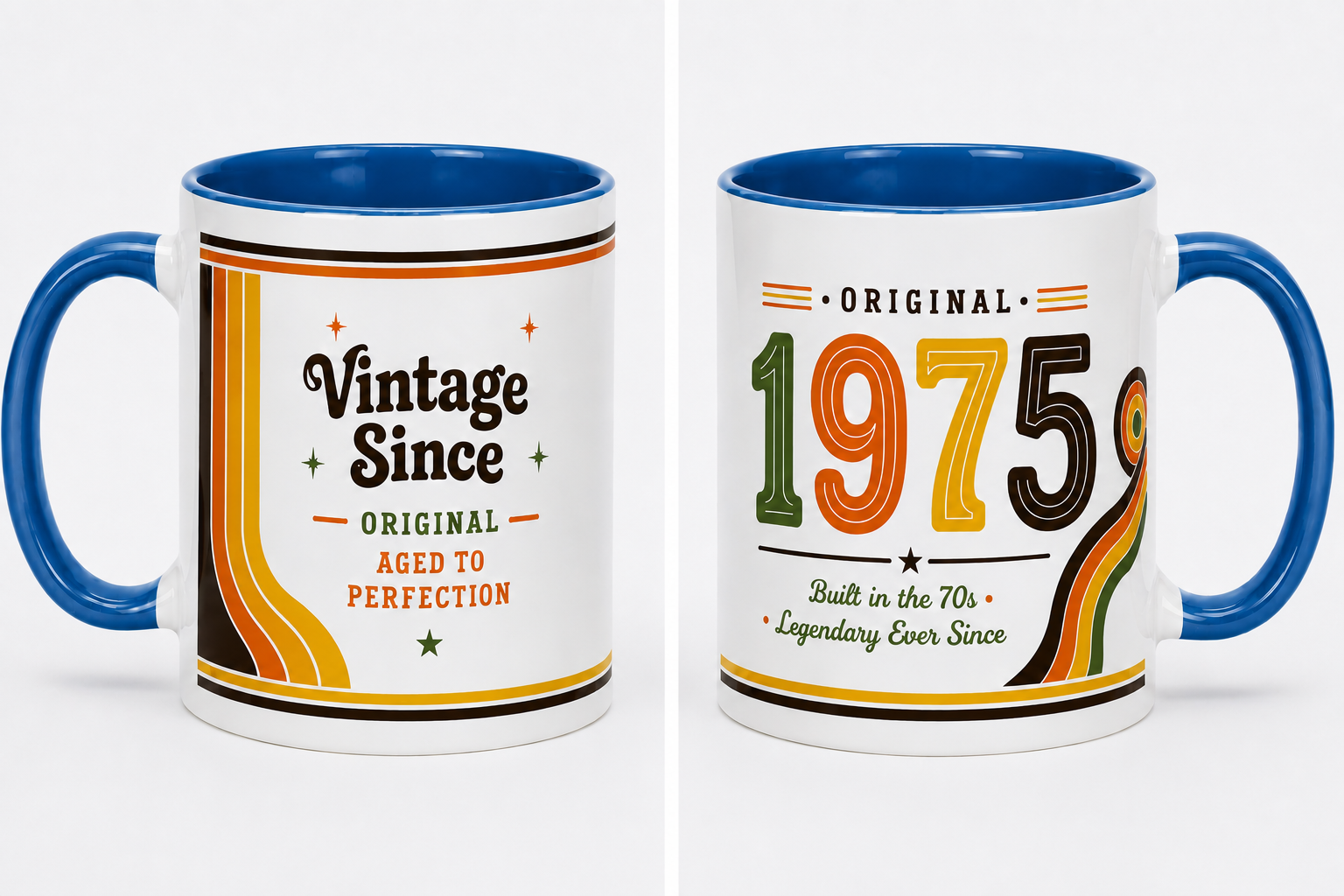1975 Birthday Gift Mug Present for Men Women Party Birthday Year Mug Coffee Cup