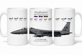 USAF F15E Strike Eagle Coffee Mug Tea Mug 11oz Cup