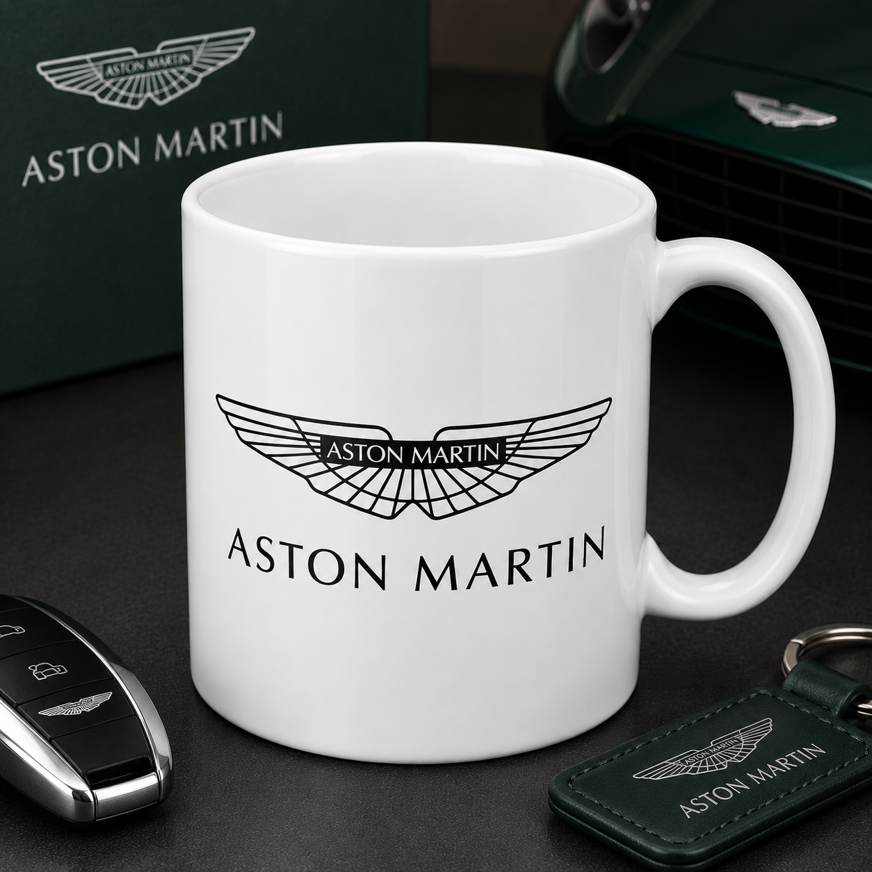 Aston Martin Logo Inspired Coffee Mug Tea Mug Novelty 11oz Cup