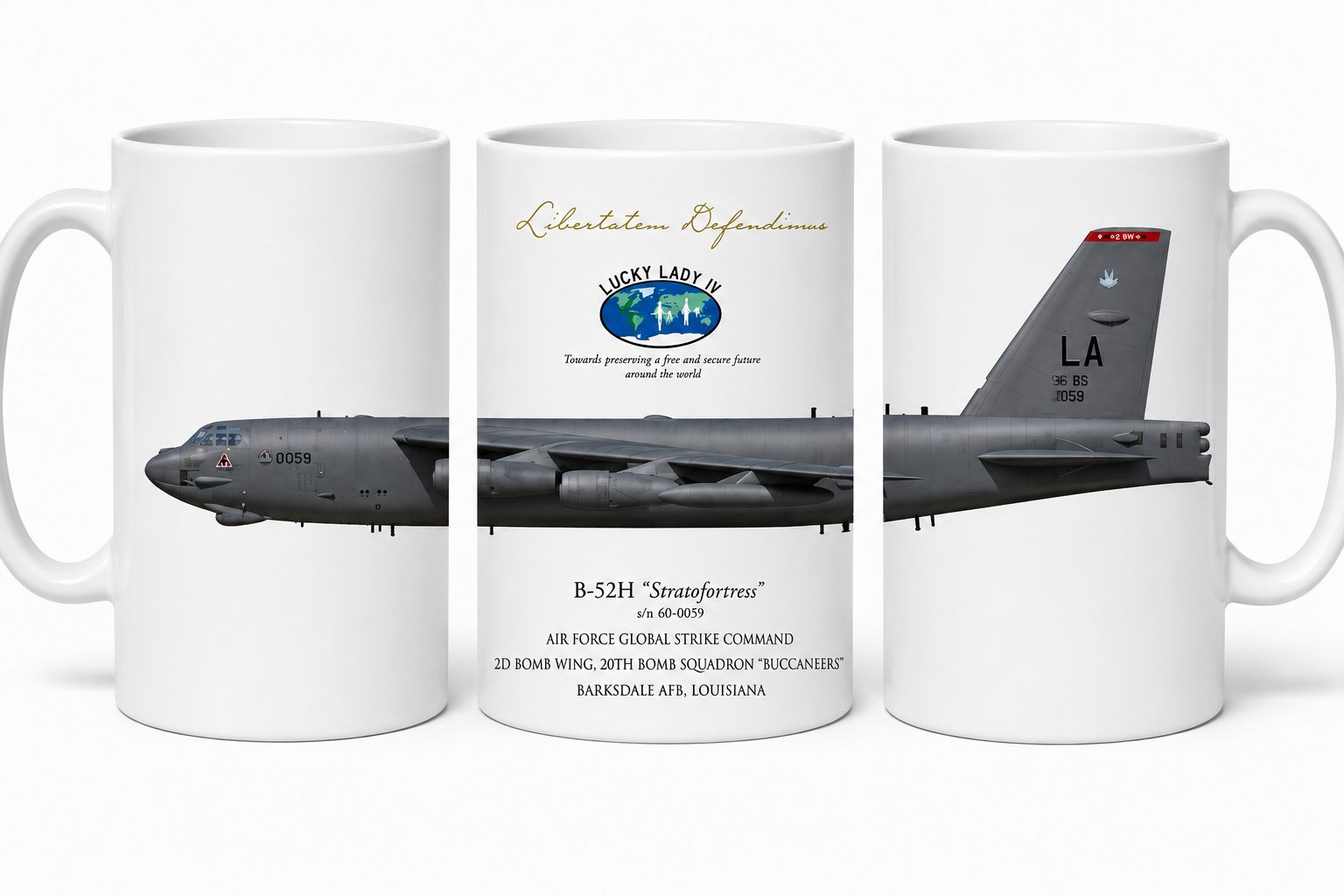 B52 Bomber Stratofortress Coffee Mug Tea Mug 11oz Cup
