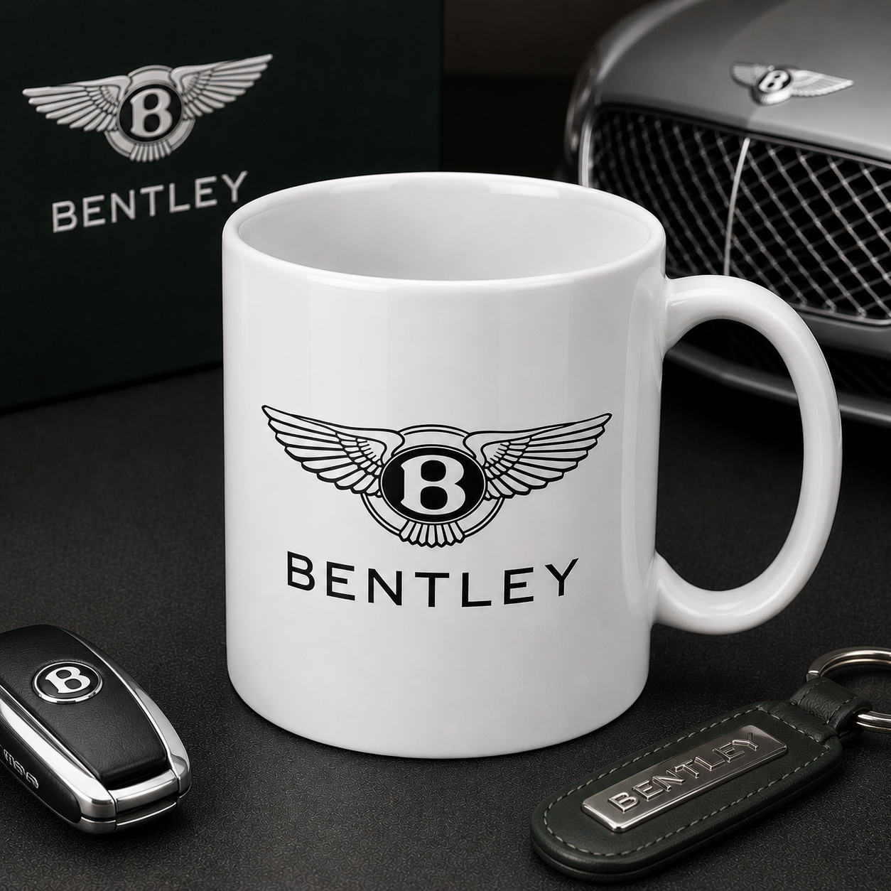 Bentley Logo Inspired Tools Coffee Mug Tea Mug Novelty 11oz Cup