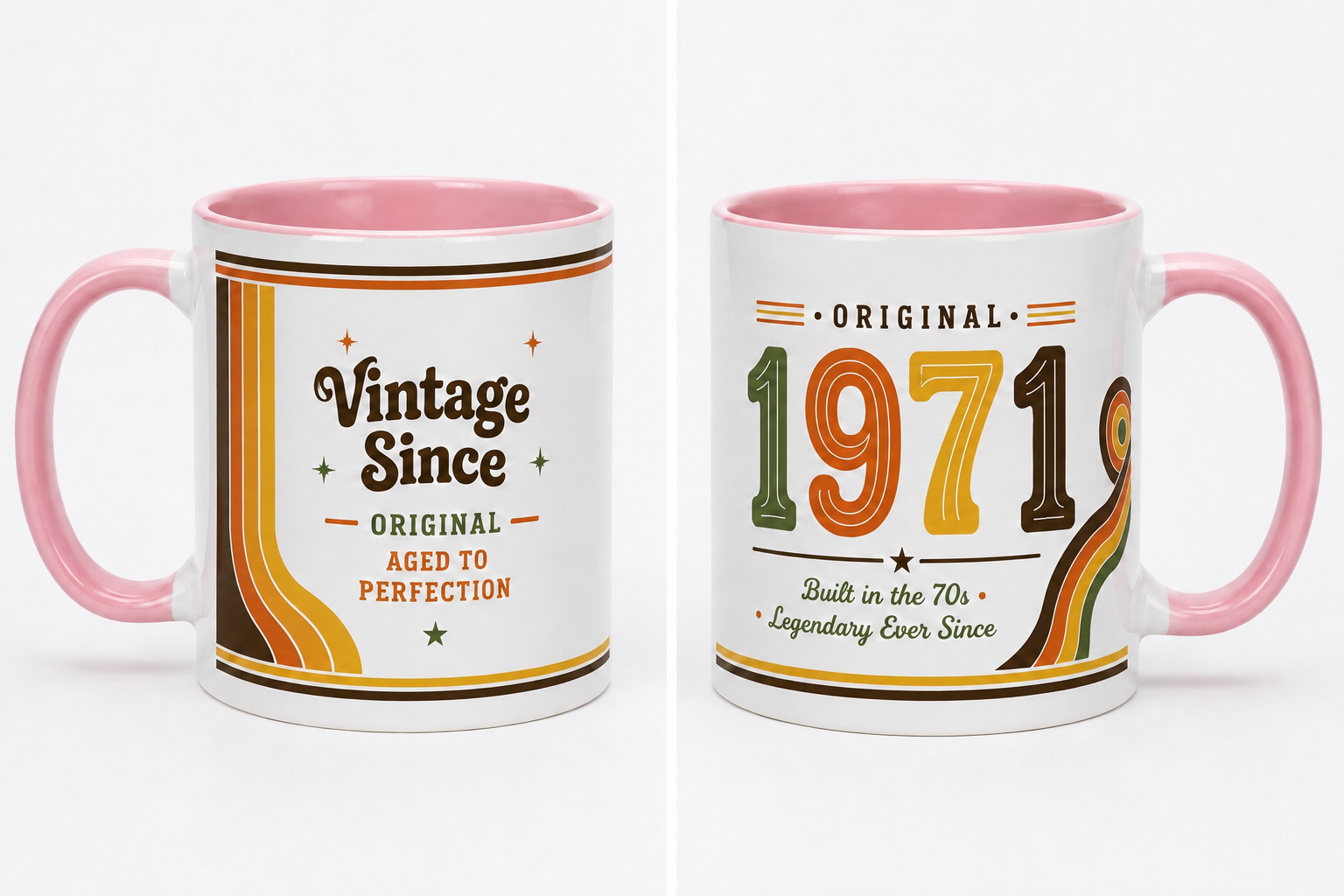 1971 Birthday Gift Mug Present for Men Women Party Birthday Year Mug Coffee Cup