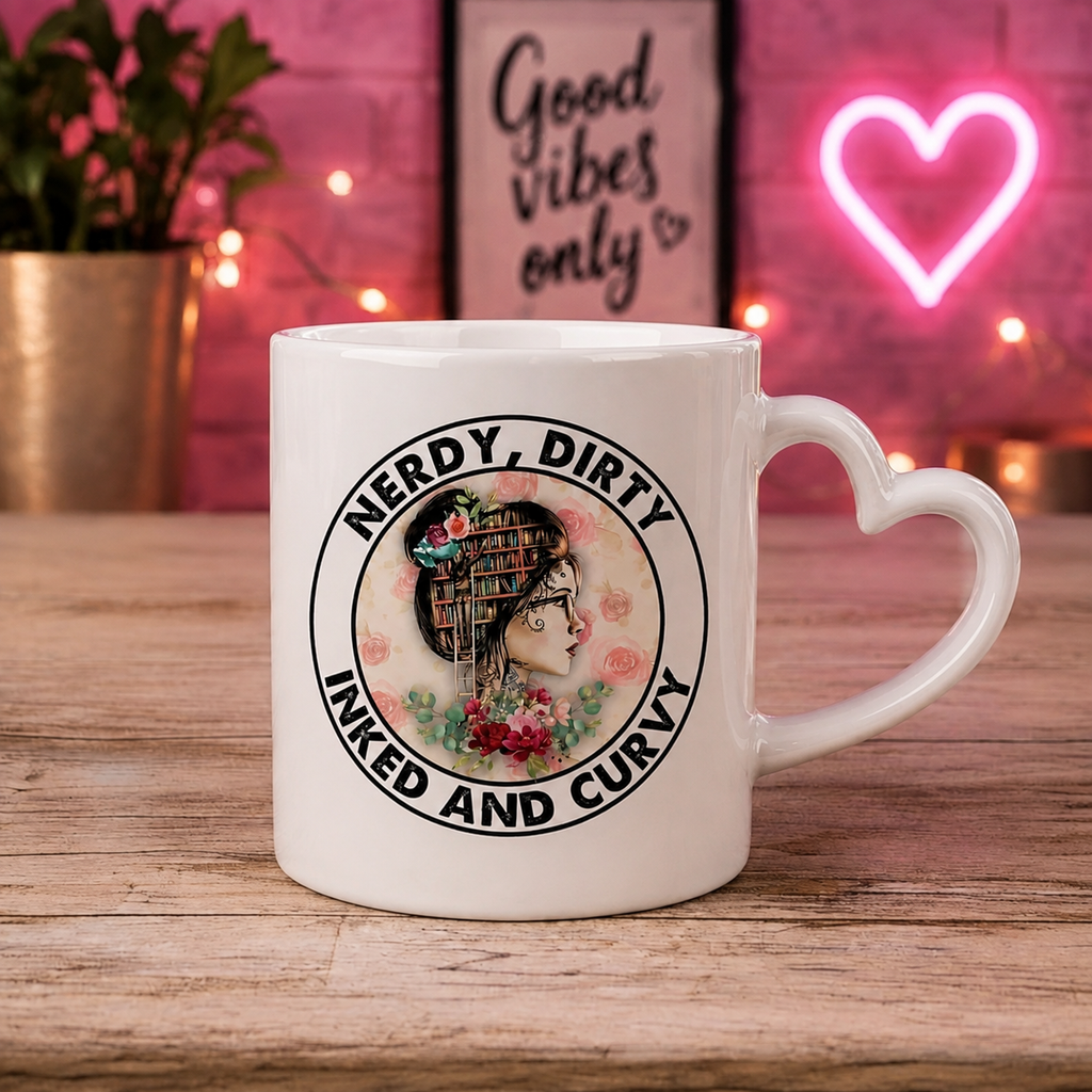 Nerdy Dirty Inked and Curvey Coffee Mug