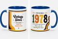 1978 Birthday Gift Mug Present for Men Women Party Birthday Year Mug Coffee Cup