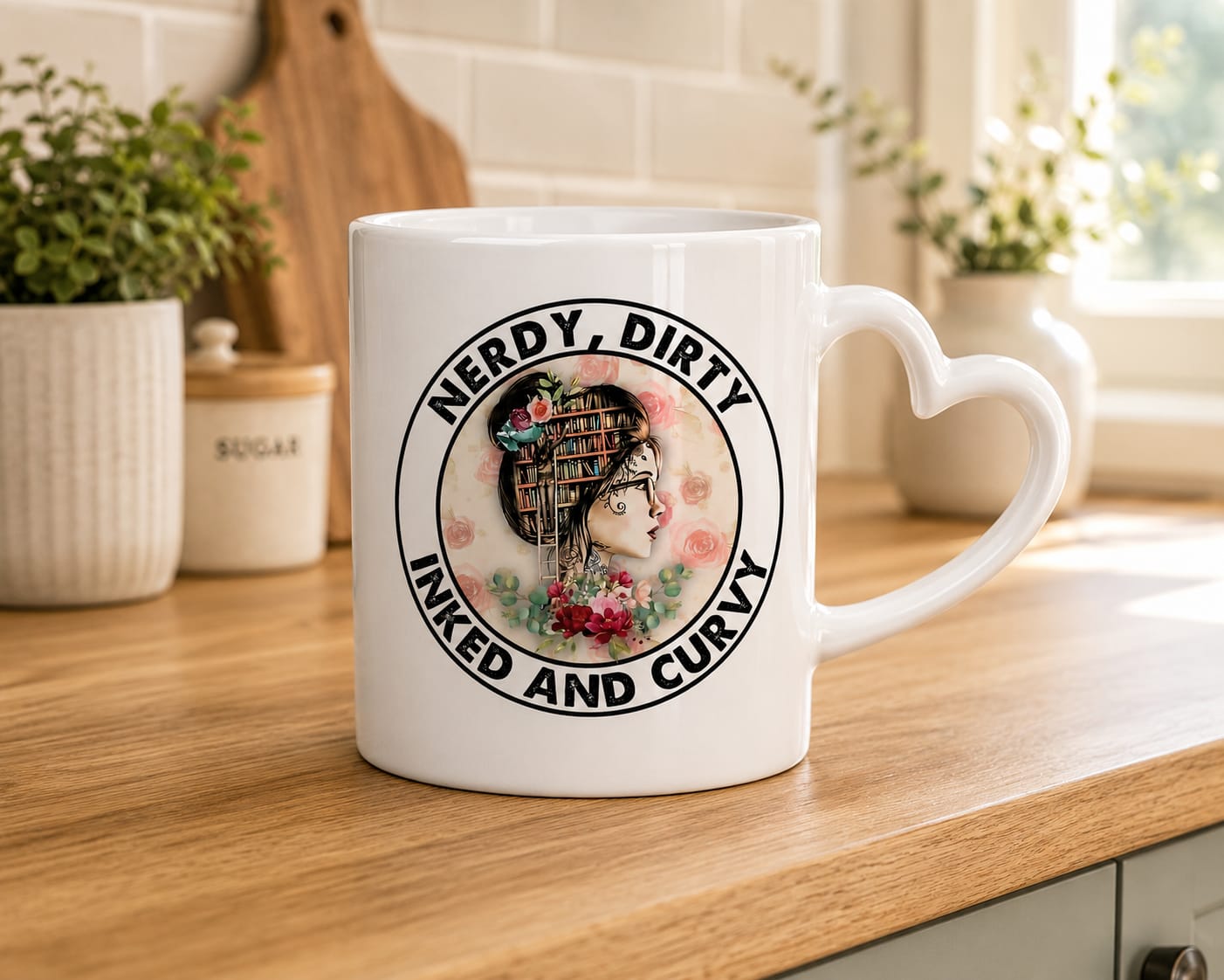 Nerdy Dirty Inked and Curvey Coffee Mug
