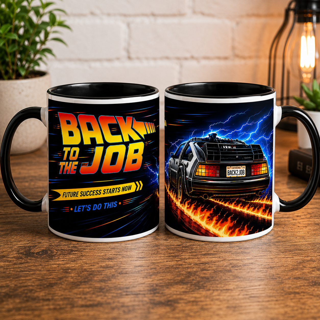 Back To The Future Inspired Back To The Job Coffee Mug Tea Mug Novelty 11oz Cup