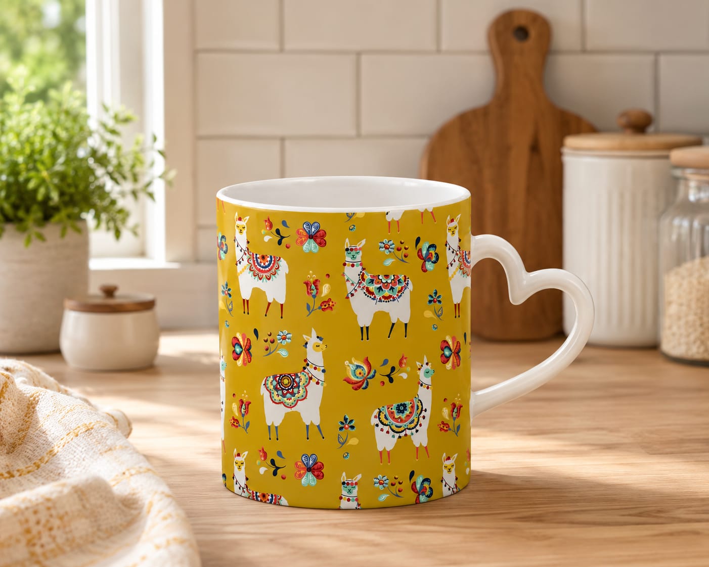 Mexican LLama Coffee Mug Tea Mug Novelty 11oz Cup