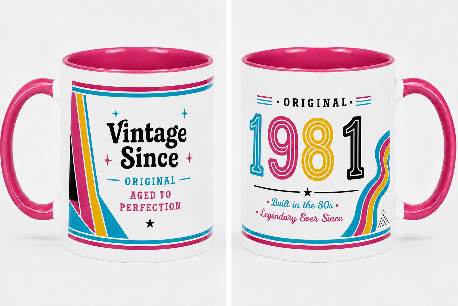 1981 Birthday Gift Mug Present for Men Women Party Birthday Year Mug Coffee Cup