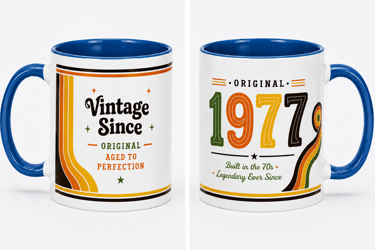 1977 Birthday Gift Mug Present for Men Women Party Birthday Year Mug Coffee Cup