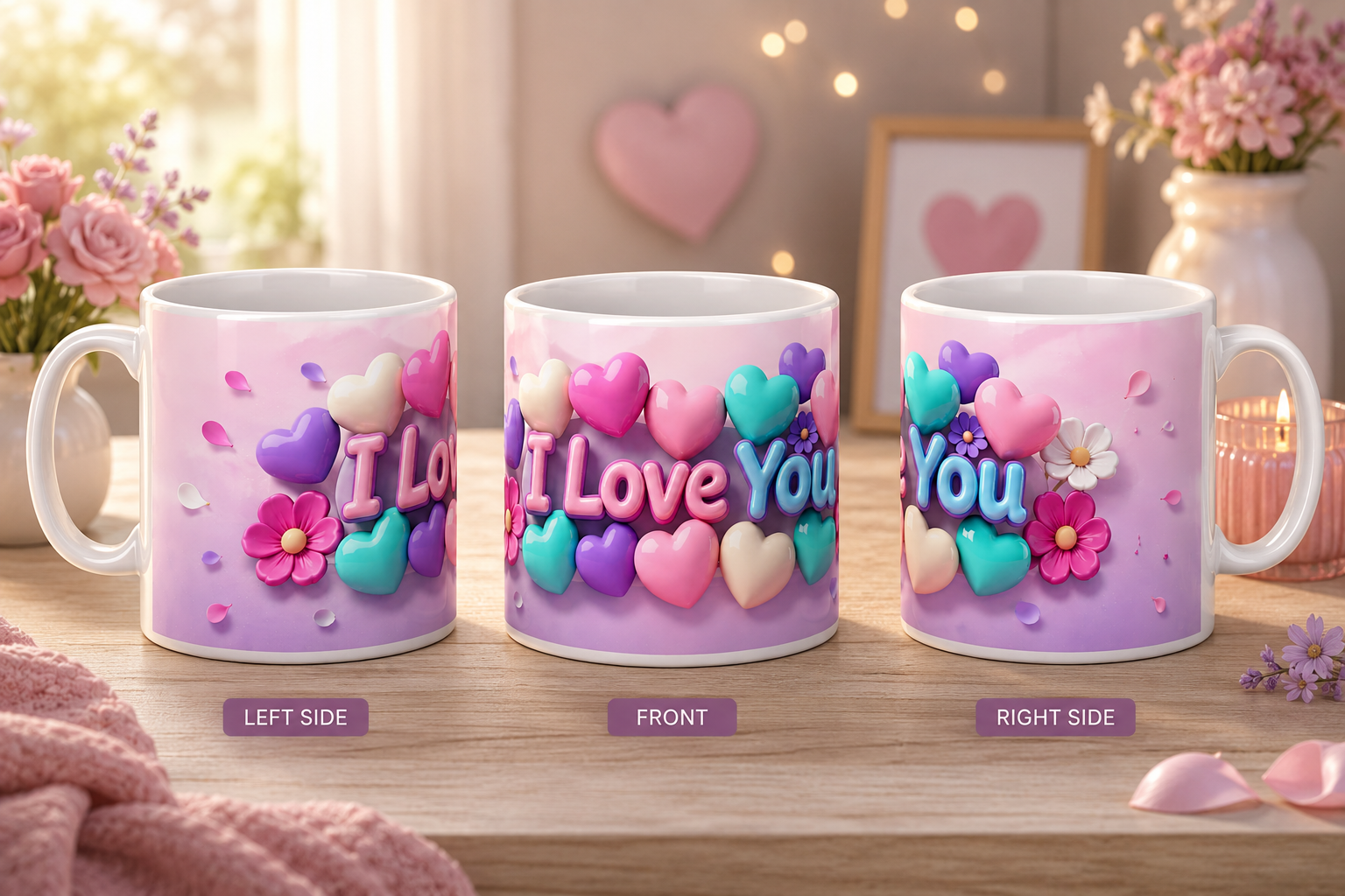 I Love You Coffee Mug Tea Mug Novelty 11oz Cup Valentines Mug Love Mug