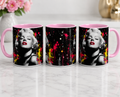 Marilyn Monroe Dark Pop Art Coffee Mug