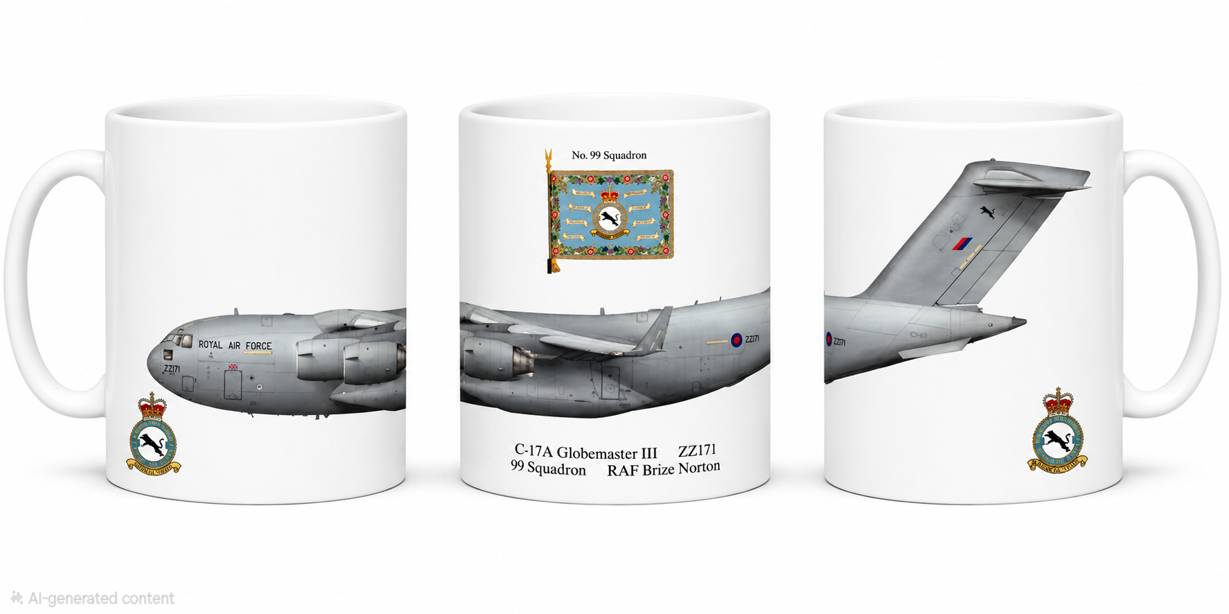 RAF C17 Globemaster Coffee Mug Tea Mug 11oz Cup