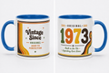 1973 Birthday Gift Mug Present for Men Women Party Birthday Year Mug Coffee Cup