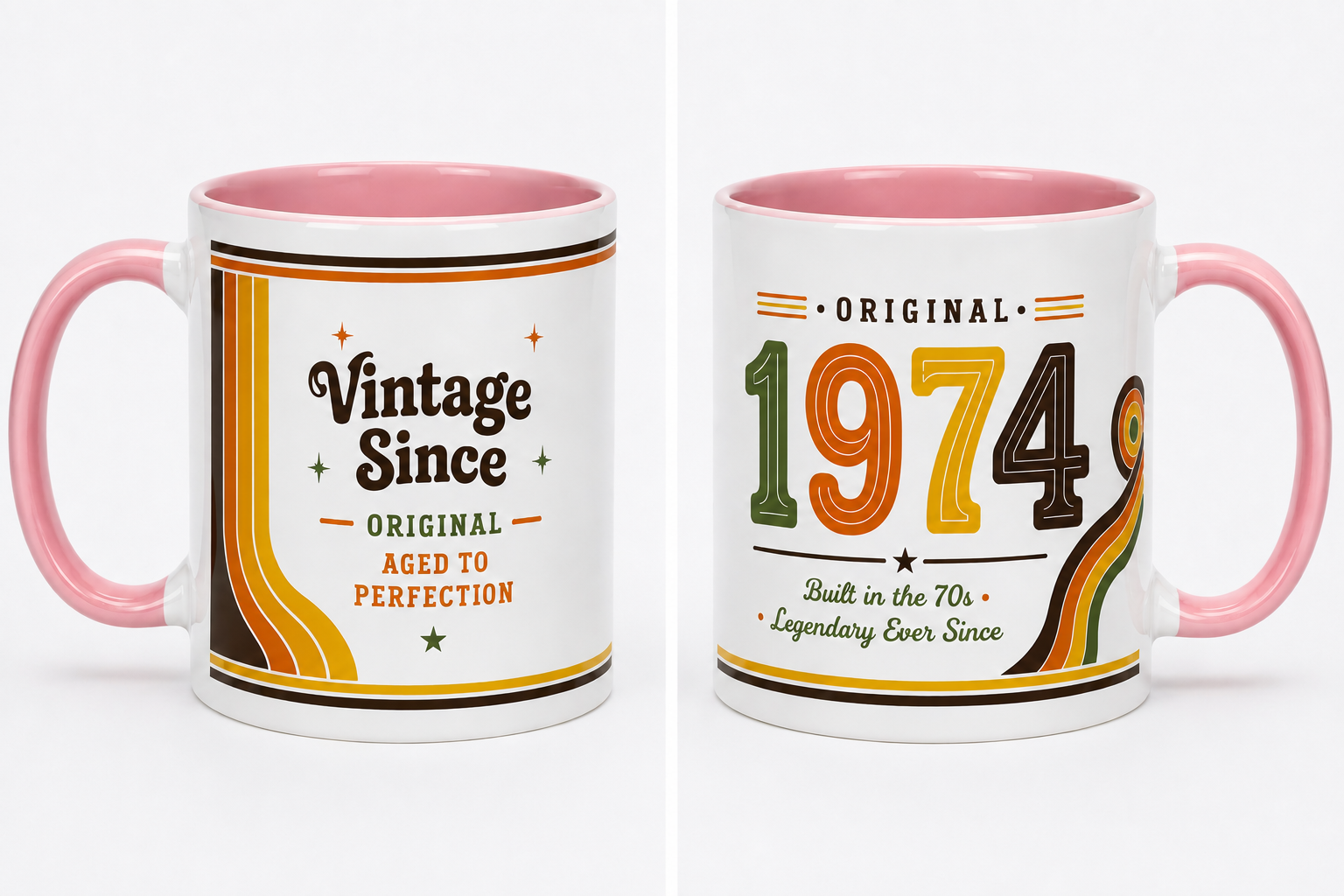 1974 Birthday Gift Mug Present  for Men Women Party Birthday Year Mug Coffee Cup