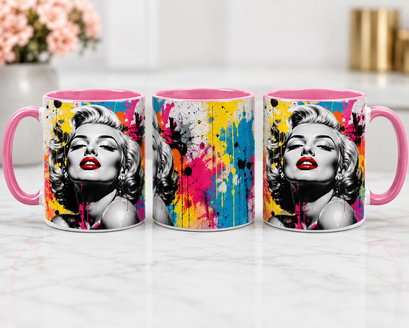 Marilyn Monroe Pop Art Coffee Mug