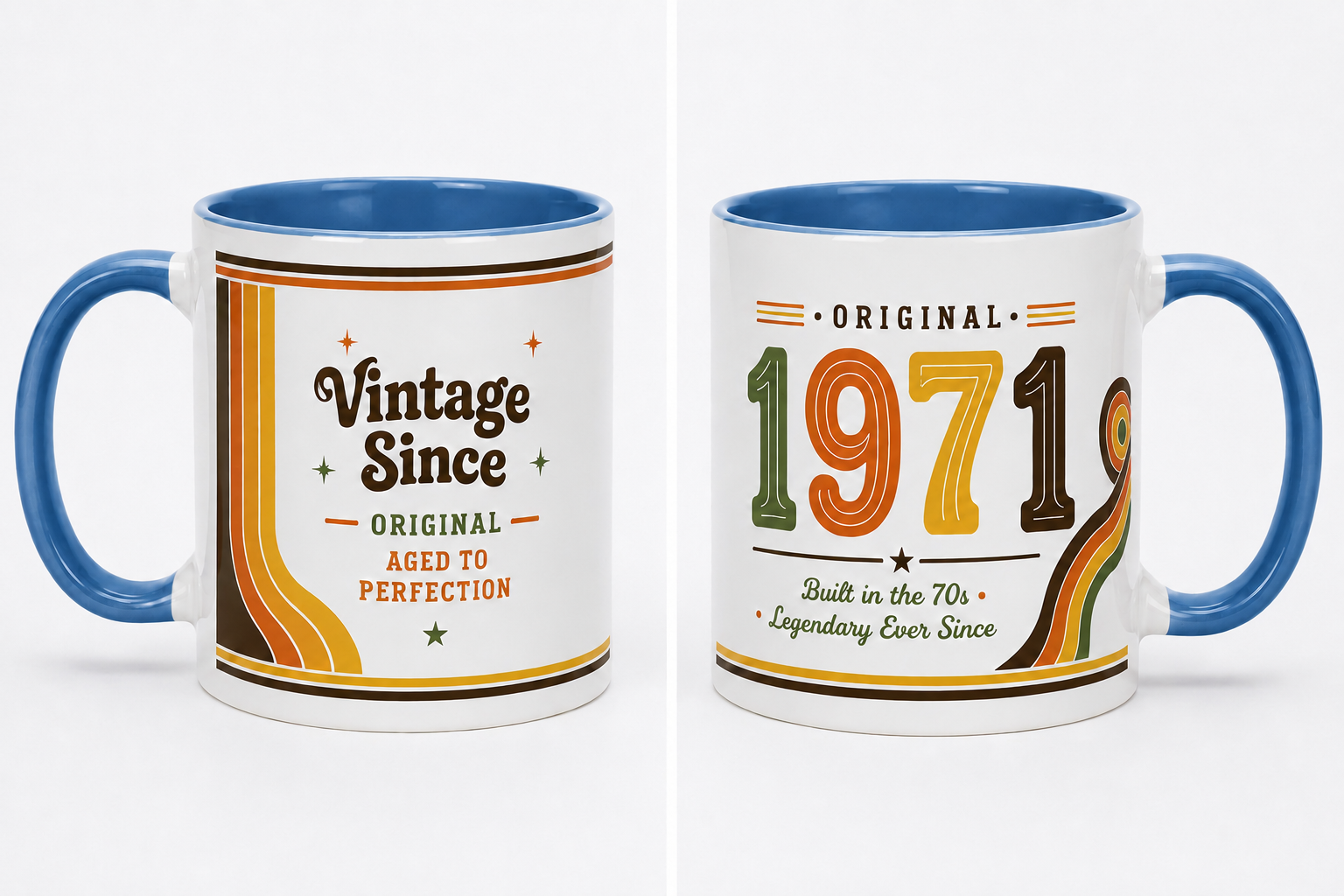 1971 Birthday Gift Mug Present for Men Women Party Birthday Year Mug Coffee Cup