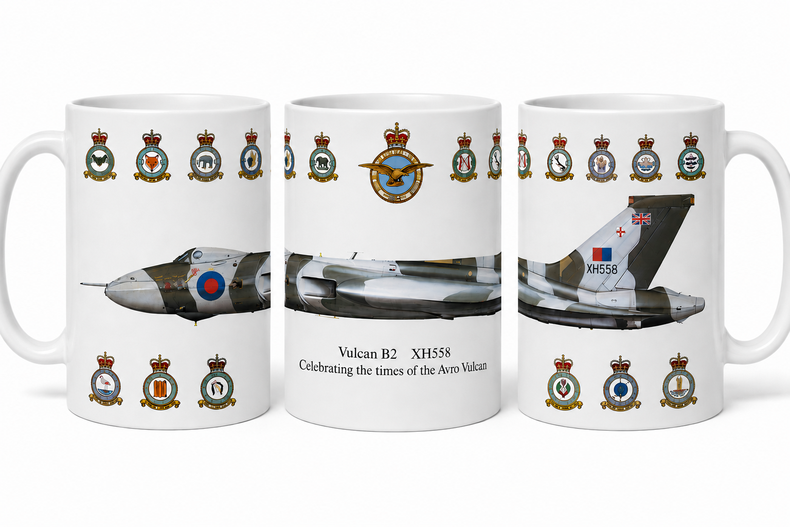 RAF Avro Vulcan XH558 Coffee Mug Tea Mug 11oz Cup